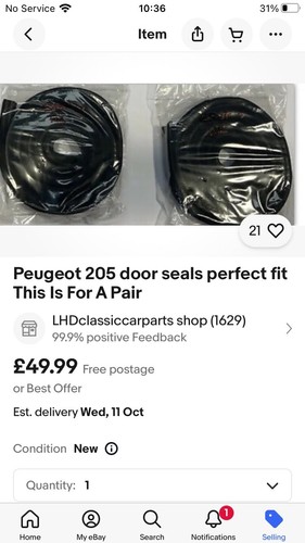 Peugeot 205 gti door and - door,
