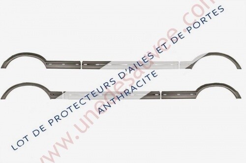 Wing extension door - -, gray