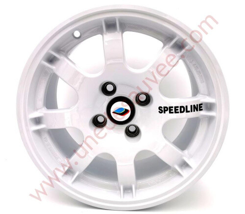 Speedline white pts rims - speedline, 6.75